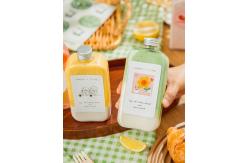 China 400ml Biodegradable Plastic Juice Bottles Boba Tea Container supplier