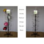 Motor Helmet Metal Clothing Display Rack for sale