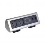 Adhesive clip design Desktop Clamp Socket Power Strip With 2 IS AC Outlets USB A+C PD 20W Fast Charge for sale