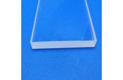 China Custom Doped Quartz Glass Sheet High Precision 0.03mm Tolerance supplier
