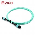 12 Fibers MTP Female To MTP Female OM3 3.0mm LSZH MTP Patch Cord Custom Meters for sale