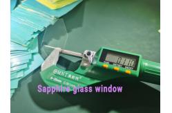 China Polygon 100um Thickness Sapphire Optical Window Wafer Chemical Resistance supplier