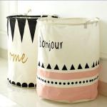 40*50cm 35*45cm Collapsible Laundry Hamper Box With Wire