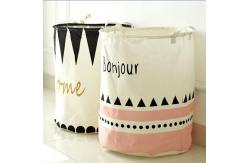 China 40*50cm 35*45cm Collapsible Laundry Hamper Box With Wire supplier