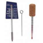 Glass Tube Wine / Meat Cooking Thermometer Set Transparent Color Tailor Made for sale