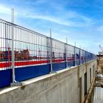 868/656/545 Metal Twin Bar Double Welded Wire Mesh Fence Powder Coated for sale
