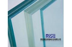 China Anti impact Laminated Curved Tempered Glass With Holes notches And PVB Laminating supplier