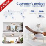 Sleek 3-Blade Ceiling Fan with Integrated LED Light Modern and Stylish Design
