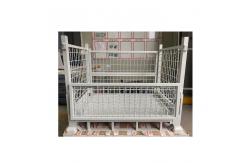 China Foldable Steel Collapsible Pallet Cage Efficient Storage Solution supplier