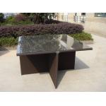 5pcs rattan cube sets outdoor wicker sofa set with square table