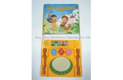 China Music drum toy Drum , Intellectual Funny Nursery Rhyme Play A Sound Book supplier