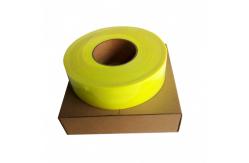 China Prismatic Yellow Green DOT C2 Reflective Tape For Trucks supplier