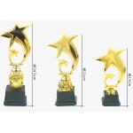 Custom Logo Plastic Trophy Cup With Star Design Three Sizes Optional for sale