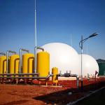 Above Ground Double Membrane Biogas Holder Spherical 20-20000m3 Capacity for sale
