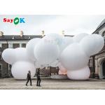 Event PVC Custom Cloud Shaped Balloons With Two Sides Digital Printing