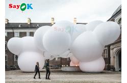China Event PVC Custom Cloud Shaped Balloons With Two Sides Digital Printing supplier