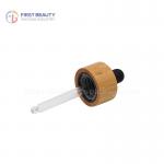 18/410 20/410 Bamboo Glass Dropper Child Resistant Closure for sale