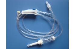 China Transparent EO Sterilized Medical Grade PVC Infusion Set With Luer Lock supplier