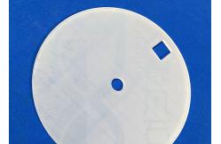 China Optical Silica Fused Large Frosted Sio2 Quartz Disc Plate With Hole supplier