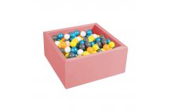China 5cm Large Square Foam Ball Pits With Removable Cover Without Balls supplier