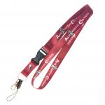 Vibrant Red Custom Promotional Lanyards Lightweight Lanyard Promotional Products for sale