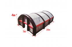 China Large Outdoor Transparent Inflatable Tents Movable For Camping supplier