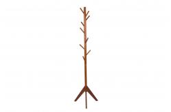 China Durable Wooden Coat Hanger Stand Rack With 9 Hooks Tree Branches Design supplier