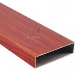 6063 aluminum tube beam wooden grain profile for sale