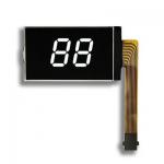 Black VA LCD Display Panel 2 Digit LCD Display 8PIN FPC Connect 5V Supply for sale