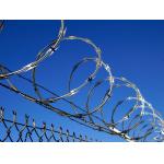 Iron Galvanized Razor Barbed Wire 10M For Warehouses for sale
