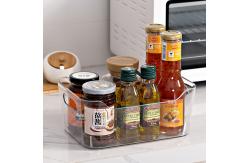 China 19.7x13.9cm Transparent Plastic Storage Boxes Plastic Storage Organizer supplier