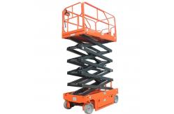 China 450kgs Scissor Lift Self Propelled 6m Mobile Hydraulic Lift Green supplier