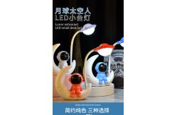China Kids Room Table LED Lamp Astronaut Cartoon 23x13x5cm ABS Material supplier