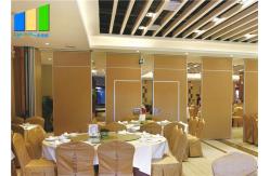 China Aluminum Alloy Frame Sound Proofing Folding Partition Walls For Studio supplier