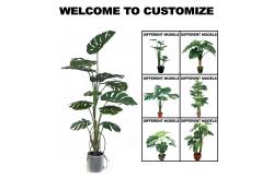 China Green Monstera Artificial Potted Floor Plants 180cm Height supplier