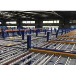 Galvanized Gravity Flow Pallet Rack Intensive Storage Roller Depth 1.5-2.5mm for sale