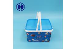 China 3.2L Plastic Cheese And Christmas Cracker Packaging Box With Handles Custom Label supplier