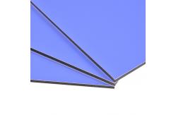 China 4.5kg/m2 Silver Sparkle Aluminum Composite Panel 3mm Thickness supplier