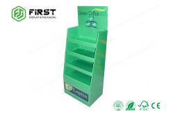China POP Customized Recyclable Corrugated Floor Cardboard Shelf Display Stand supplier