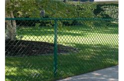 China Galvanized Pvc 2x2m Commercial Chain Link Fence supplier