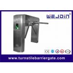 Counter Esd Fingerprint Rfid Sliding Tripod Turnstile Gate Access Control DC12V for sale