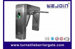 China Counter Esd Fingerprint Rfid Sliding Tripod Turnstile Gate Access Control DC12V supplier