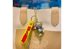 China Custom 3d Character Keychain With Metal Key Ring supplier