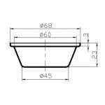 Rk Bakeware China Self Cutting Savoury Pie Tin Pallet Tray for sale