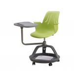 Steel Frame Training Room Tables And Chairs H680*W450*D400mm With Writing Tablet
