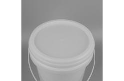 China 20L Round Plastic Paint Bucket with Pouring Spout supplier