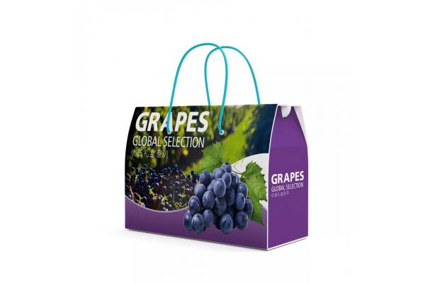 Corrugated Cardboard Grapes Packing Box Recyclable Dia9cm*H16cm
