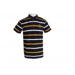 95% Cotton 5% Spandex 180 GSM Men Printing Embroidery Lapel Polo T Shirts for sale