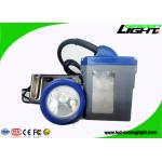 ABS 6.6Ah LED Miners Cap Lamp 216lum 10000lux Waterproof Miners Headlamp for sale