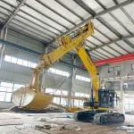 Telescopic Boom Excavator With Grab Clamshell Bucket For Cat Hitachi Komatsu for sale